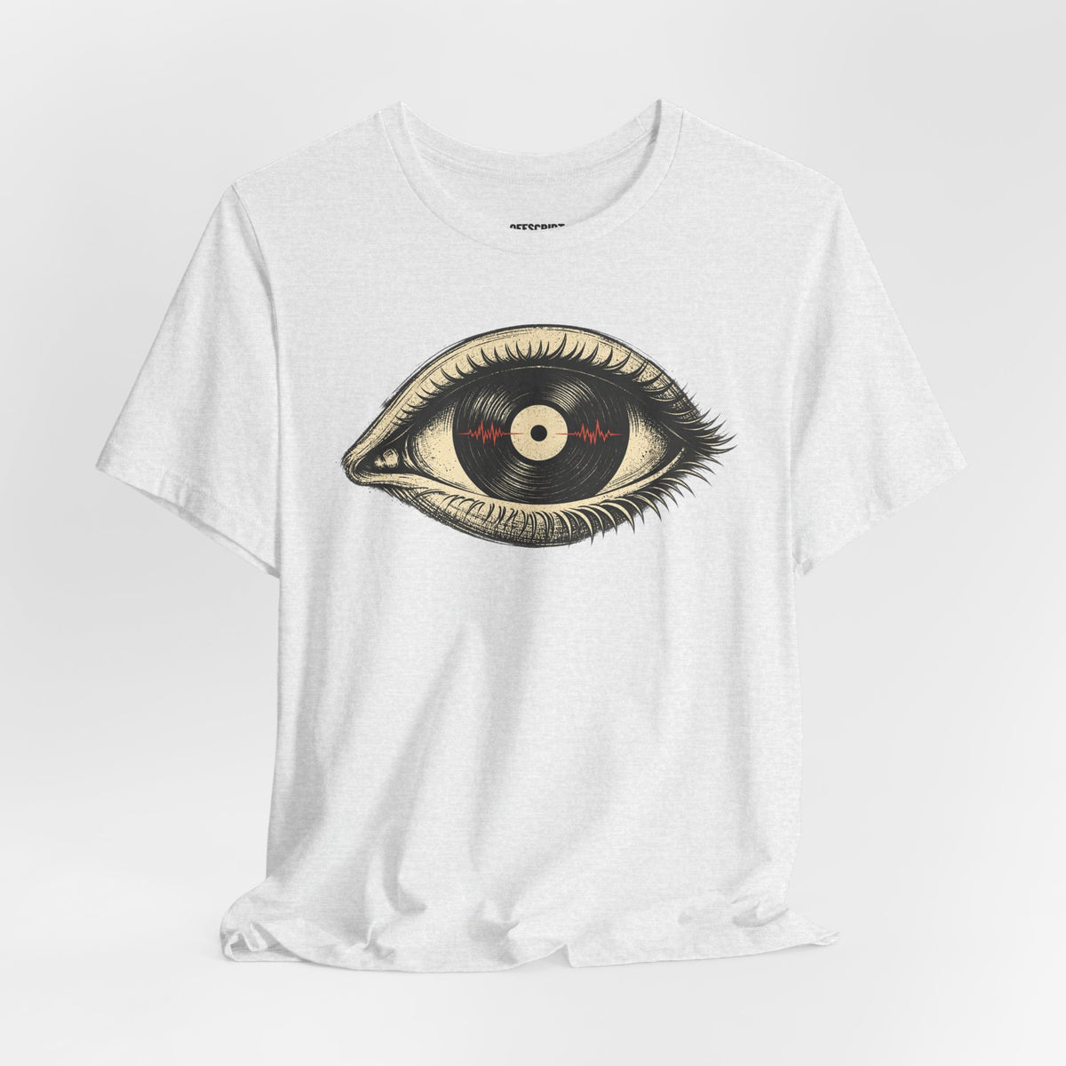 Graphic Tee — Vintage Vinyl Eye Illustration T‑Shirt