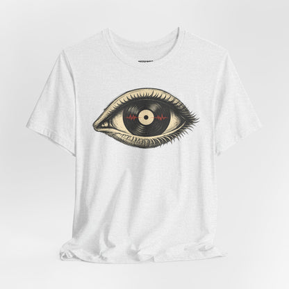 Graphic Tee — Vintage Vinyl Eye Illustration T‑Shirt