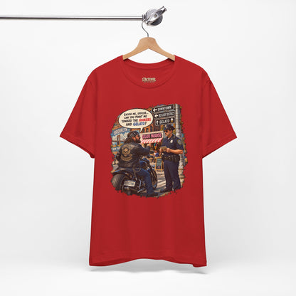 Motorcycle Rider Vintage Graphic Tee