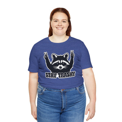 Stay Trashy Raccoon Graphic T-Shirt