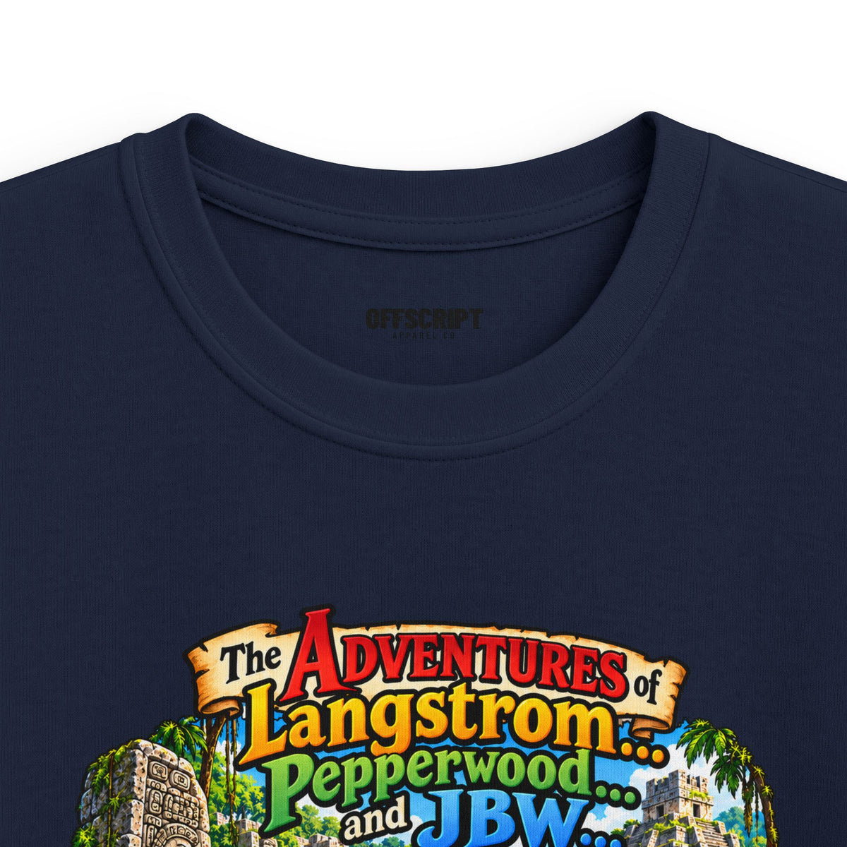 Kids Adventure T‑Shirt — "The Adventures of Langstrom & Pepperwood" Cartoon Tee