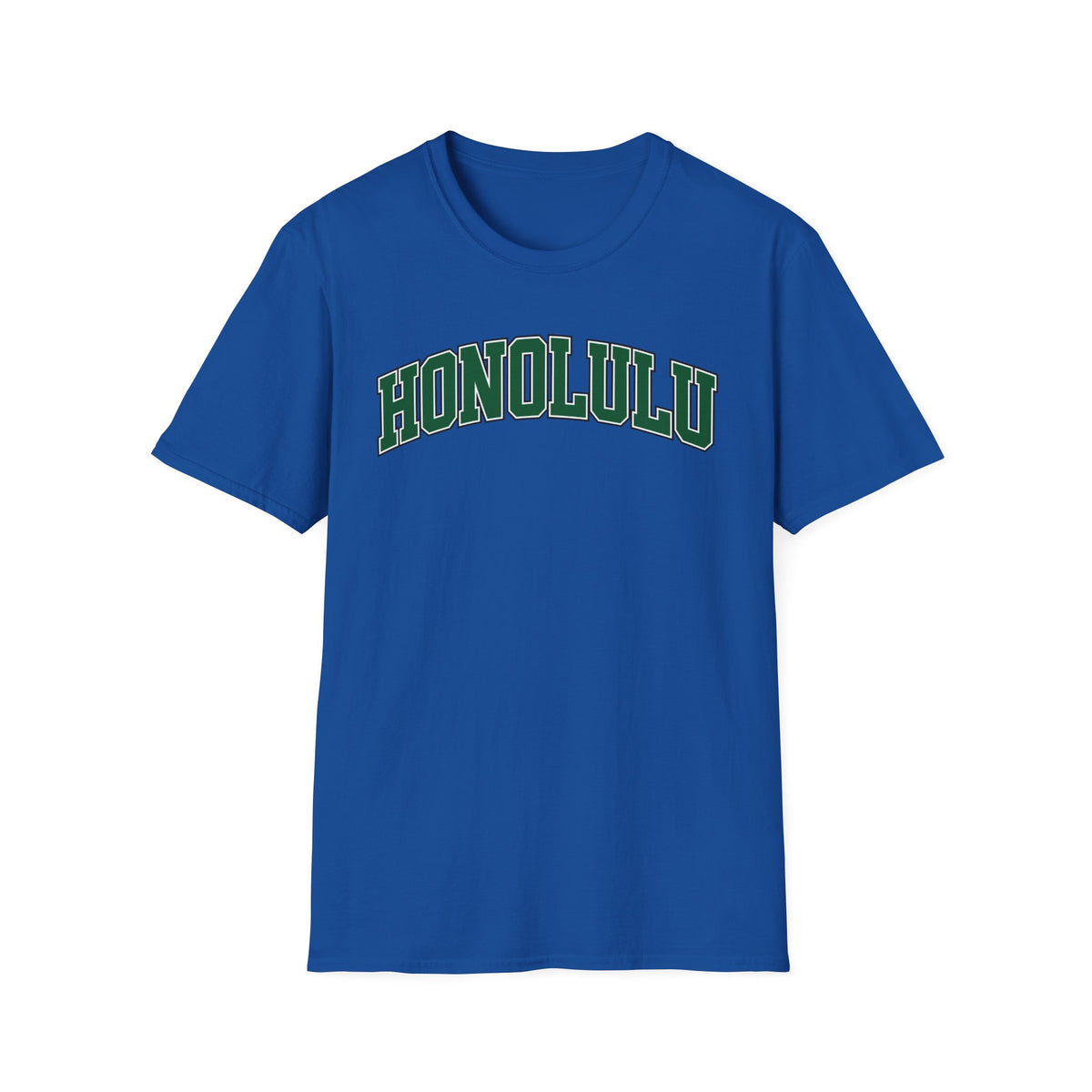Honolulu Arch Logo T-Shirt — Vintage Collegiate Hawaii Tee