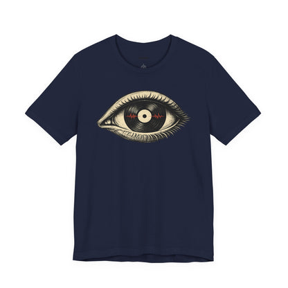 Graphic Tee — Vintage Vinyl Eye Illustration T‑Shirt