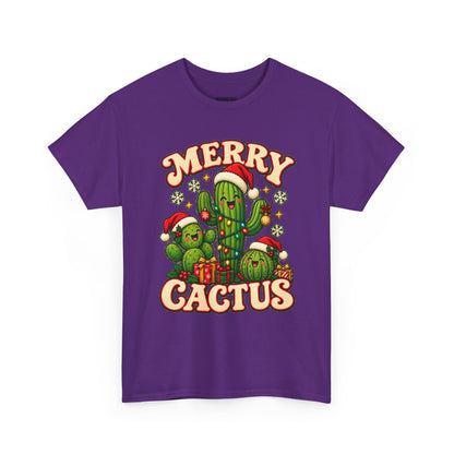 Merry Cactus Christmas Tee — Festive Holiday Cactus Shirt