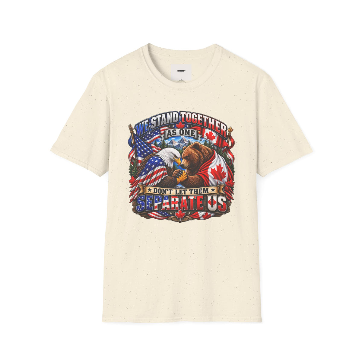 Patriotic "We Stand Together As One" T-Shirt
