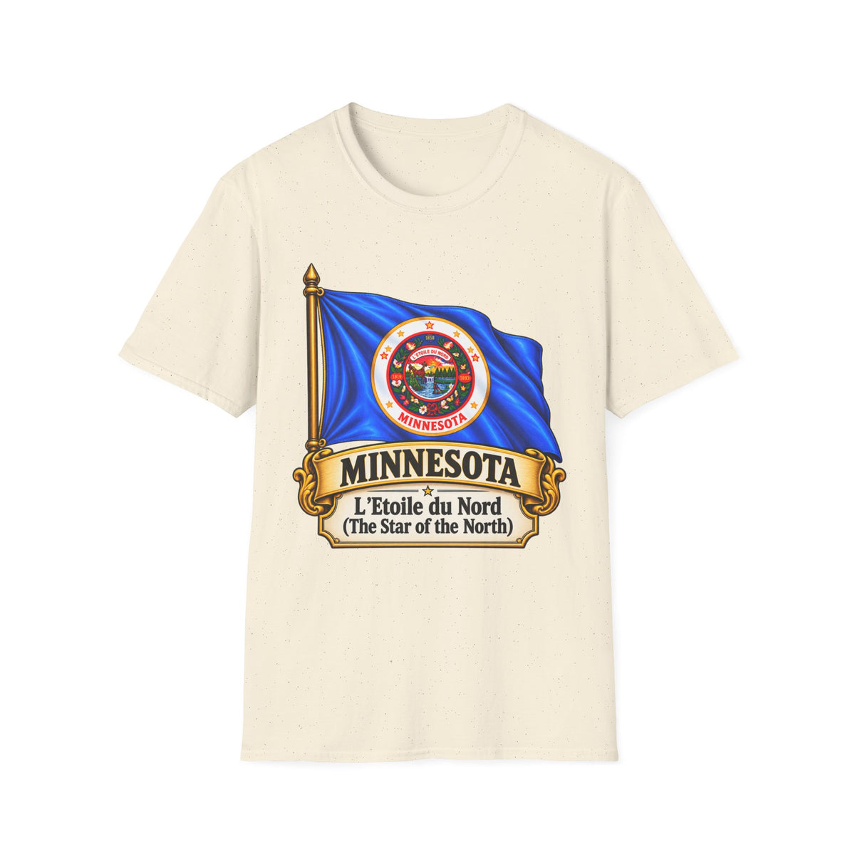 Minnesota Flag T-Shirt — "L'Étoile du Nord" State Pride Tee