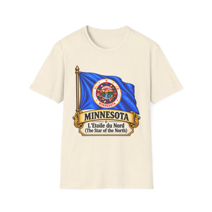 Minnesota Flag T-Shirt — "L'Étoile du Nord" State Pride Tee