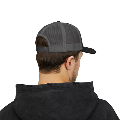 Cowboy Hat Snapback Trucker Cap – Western Rodeo Mesh Back Hat