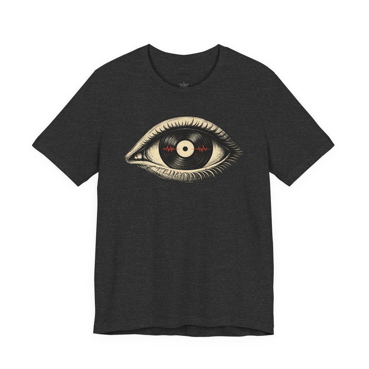 Graphic Tee — Vintage Vinyl Eye Illustration T‑Shirt