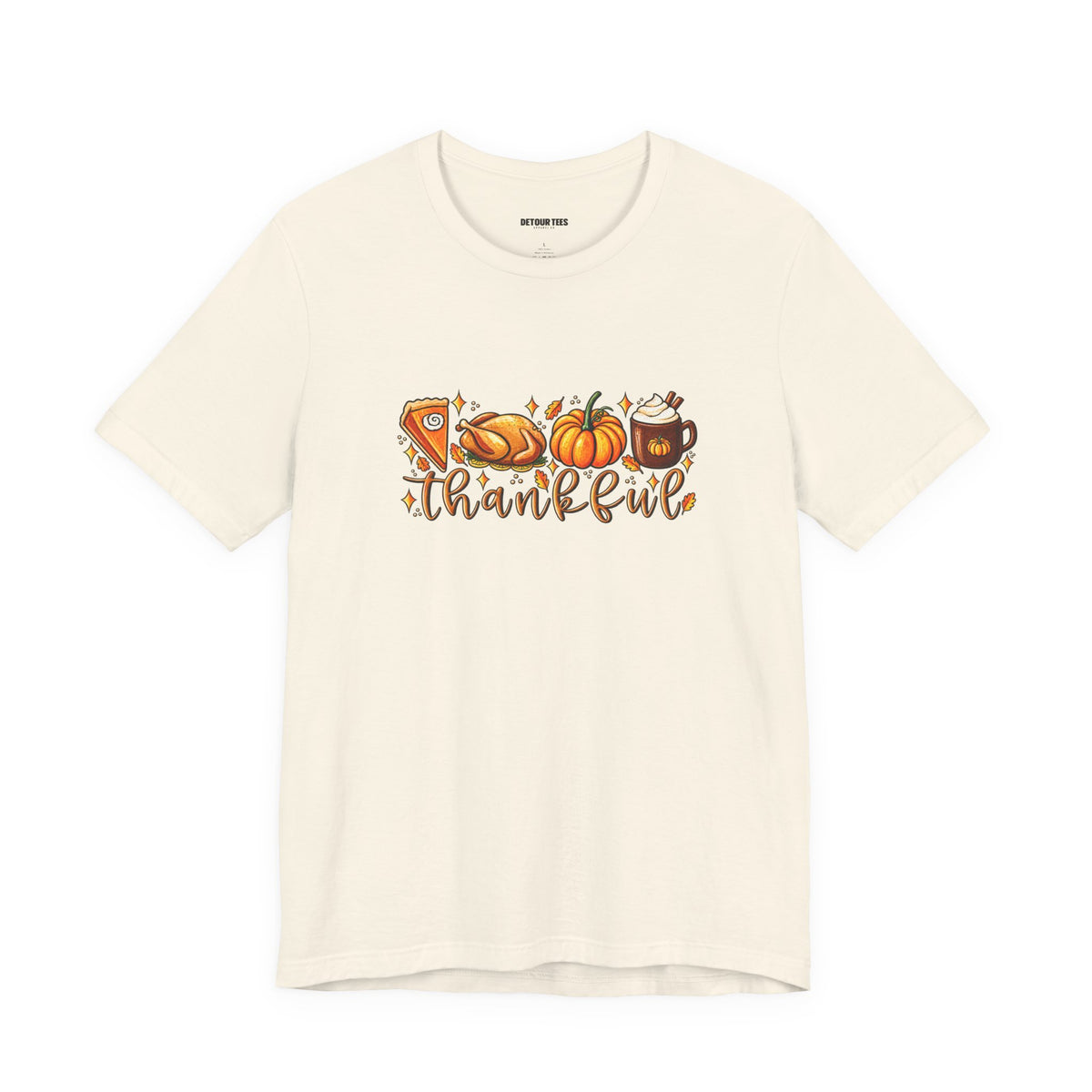 Thankful Harvest Tee — Thanksgiving Pumpkin & Pie Fall Shirt