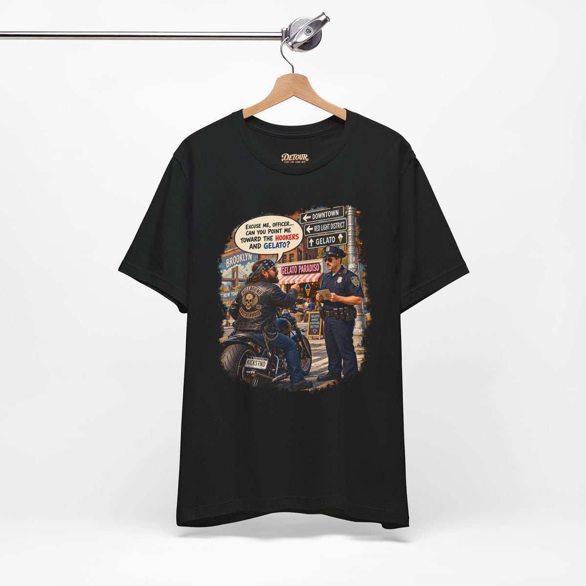 Motorcycle Rider Vintage Graphic Tee