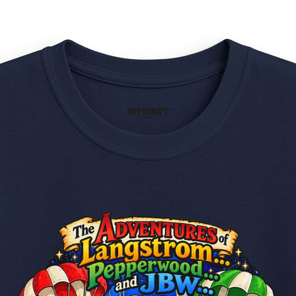 Kids Tee — The Adventures of Langstrom, Pepperwood & JBW: Chapter 2 "This Was The Moon"