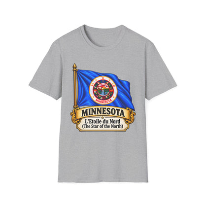 Minnesota Flag T-Shirt — "L'Étoile du Nord" State Pride Tee