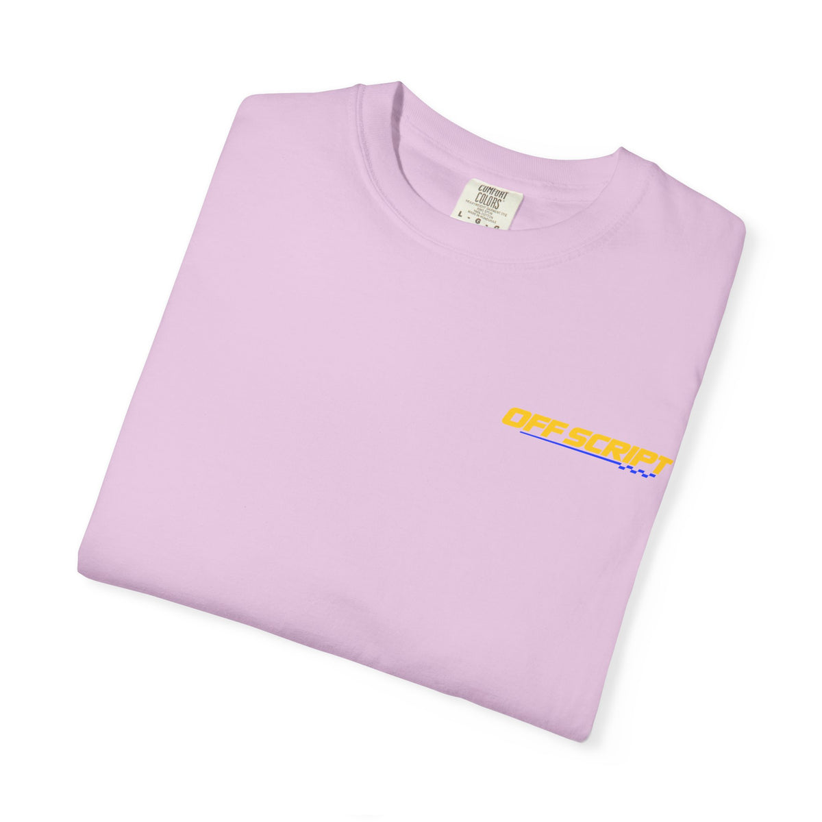 T-Shirt — Off Script Vinyl Graphic Tee: "Make Your Own Plans" Retro Racing Design