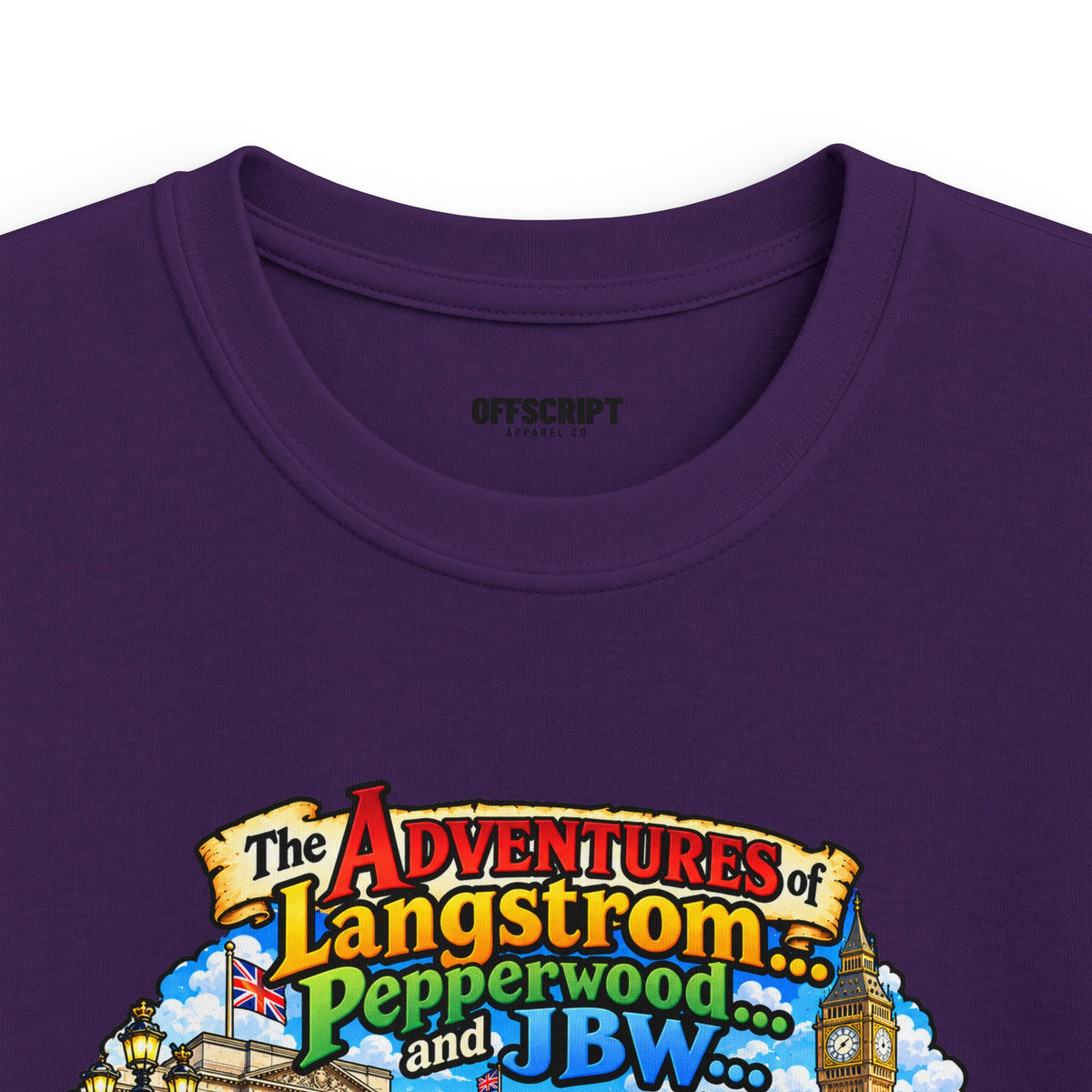 Kids T‑Shirt — 'The Adventures of Langstrom & Pepperwood' Vintage Storybook Design