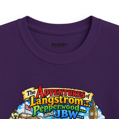 Kids T‑Shirt — 'The Adventures of Langstrom & Pepperwood' Vintage Storybook Design