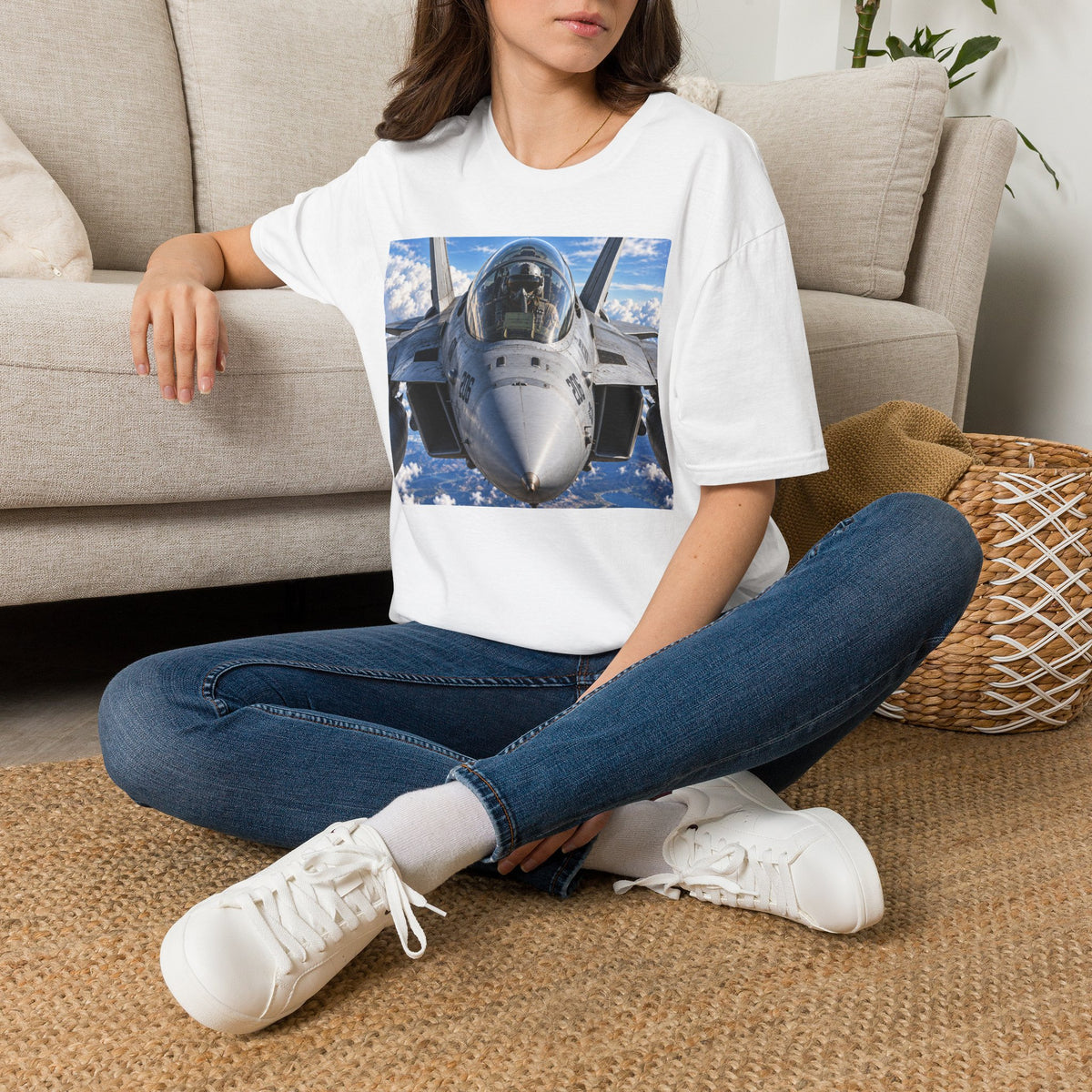 Fighter Jet Pilot Photo T-Shirt