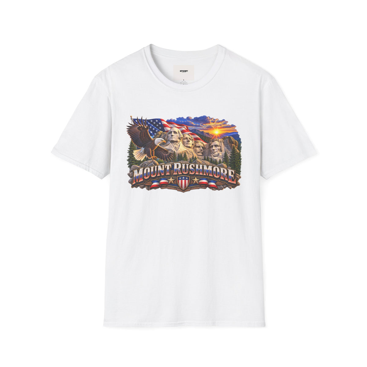 Mount Rushmore Graphic T-Shirt — Patriotic American Landmark Tee