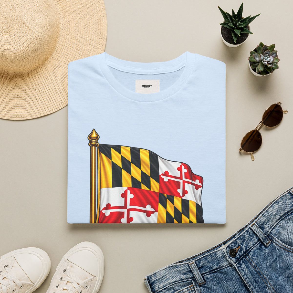 Maryland Flag T-Shirt — State Pride Graphic Tee