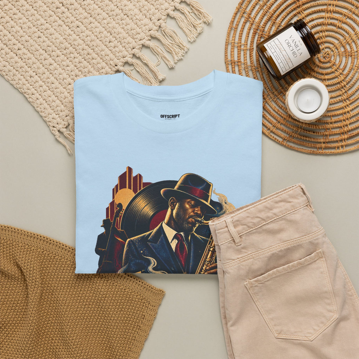 Saxophone Jazz Musician T-Shirt — Vintage Sax Player Tee