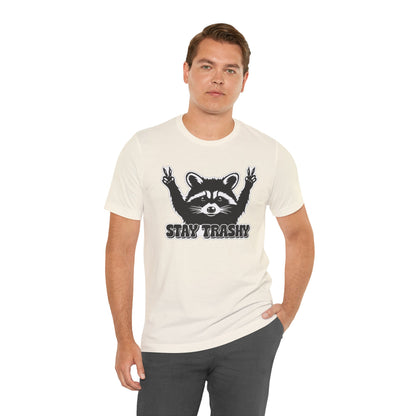 Stay Trashy Raccoon Graphic T-Shirt