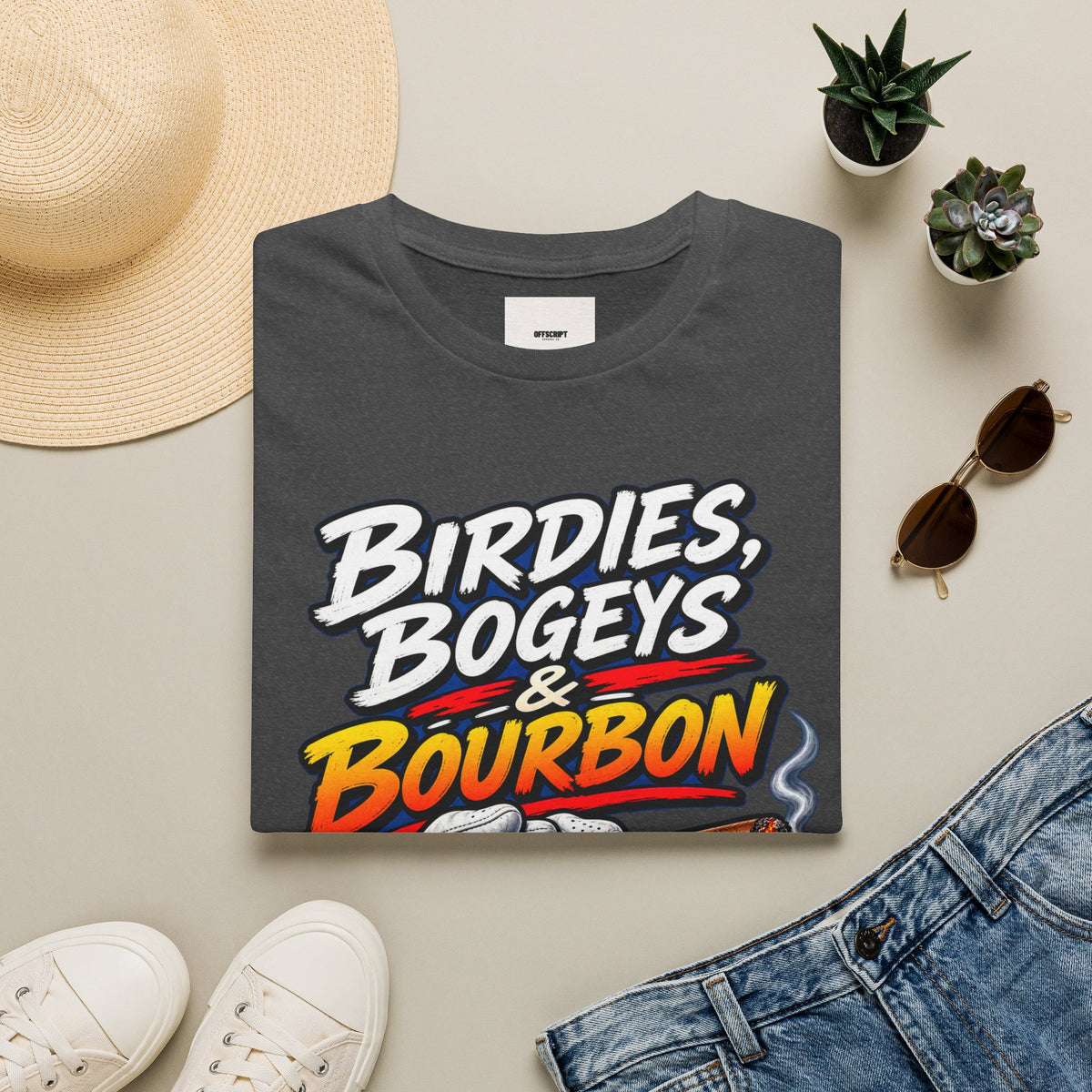Birdies, Bogeys & Bourbon Golf T-Shirt