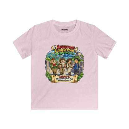 Kids Tee — 'The Adventures of Langstrom & Pepperwood' Storybook Graphic