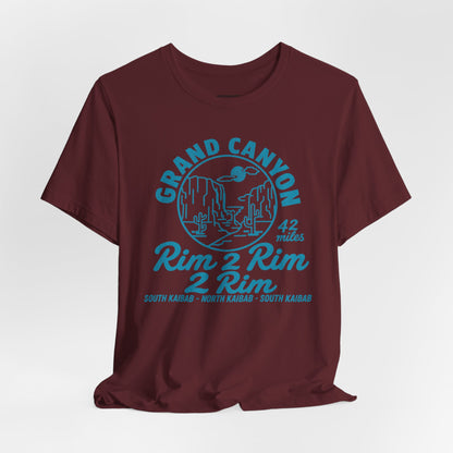 Grand Canyon Rim 2 Rim Graphic Tee — 42 Miles Adventure T-Shirt
