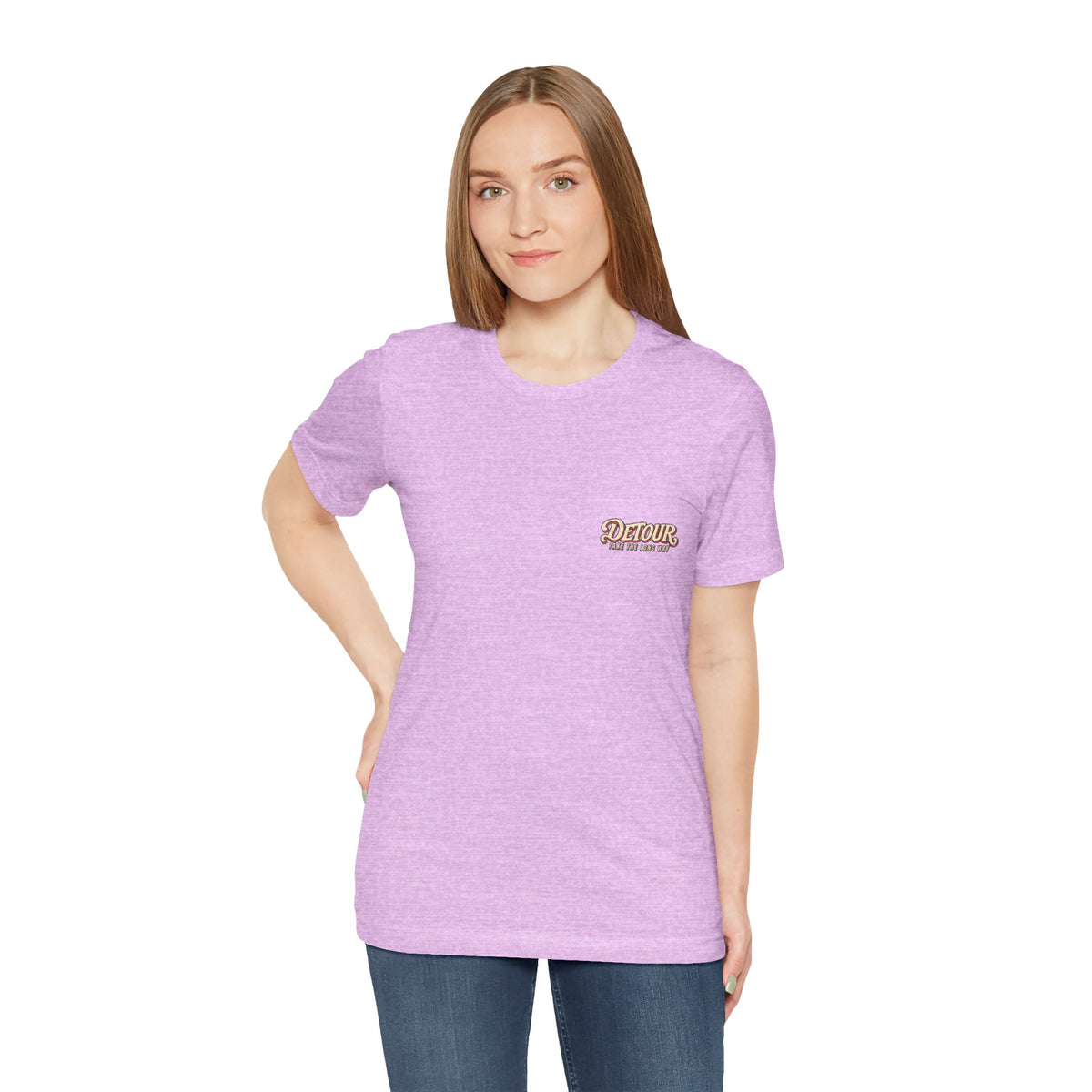 Detour Take the Long Way Tropical Adventure T-Shirt