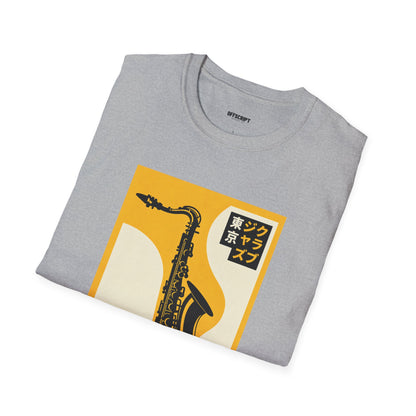 Tokyo Jazz Club Saxophone Poster T-Shirt