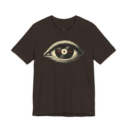 Graphic Tee — Vintage Vinyl Eye Illustration T‑Shirt