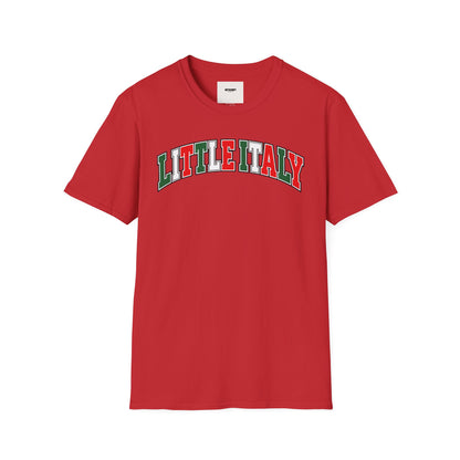 Little Italy T-Shirt — Vintage Italian Flag Graphic Tee