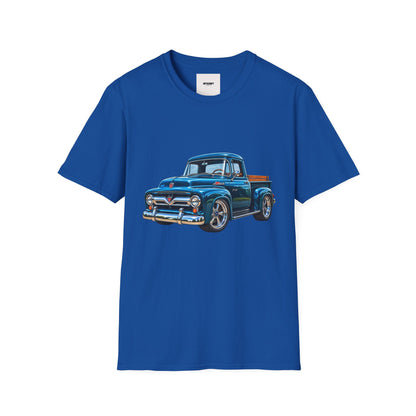 Vintage Blue Pickup T‑Shirt — Classic Retro Truck Graphic Tee