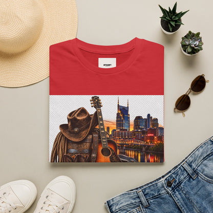 Nashville Skyline Guitar T-Shirt