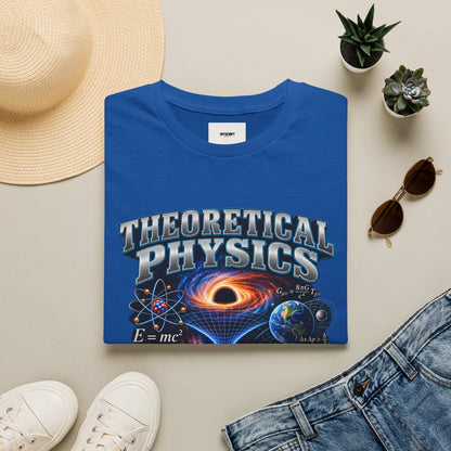 Theoretical Physics Graphic Tee — Science Galaxy Black Hole Design