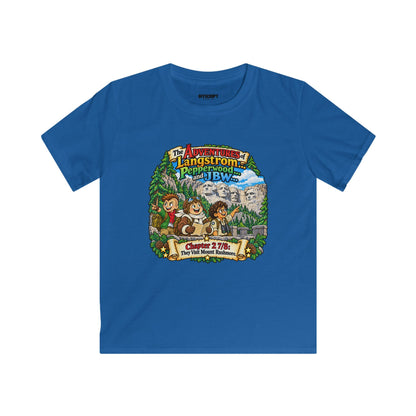 Kids Tee — Adventure of Langstrom Pepperwood Club Vintage Camp Graphic