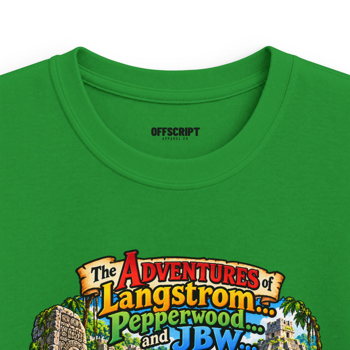Kids Adventure T‑Shirt — "The Adventures of Langstrom & Pepperwood" Cartoon Tee