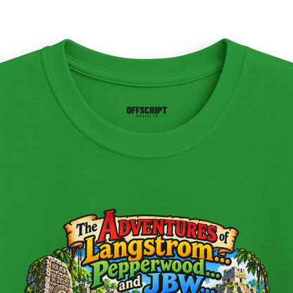 Kids Adventure T‑Shirt — "The Adventures of Langstrom & Pepperwood" Cartoon Tee