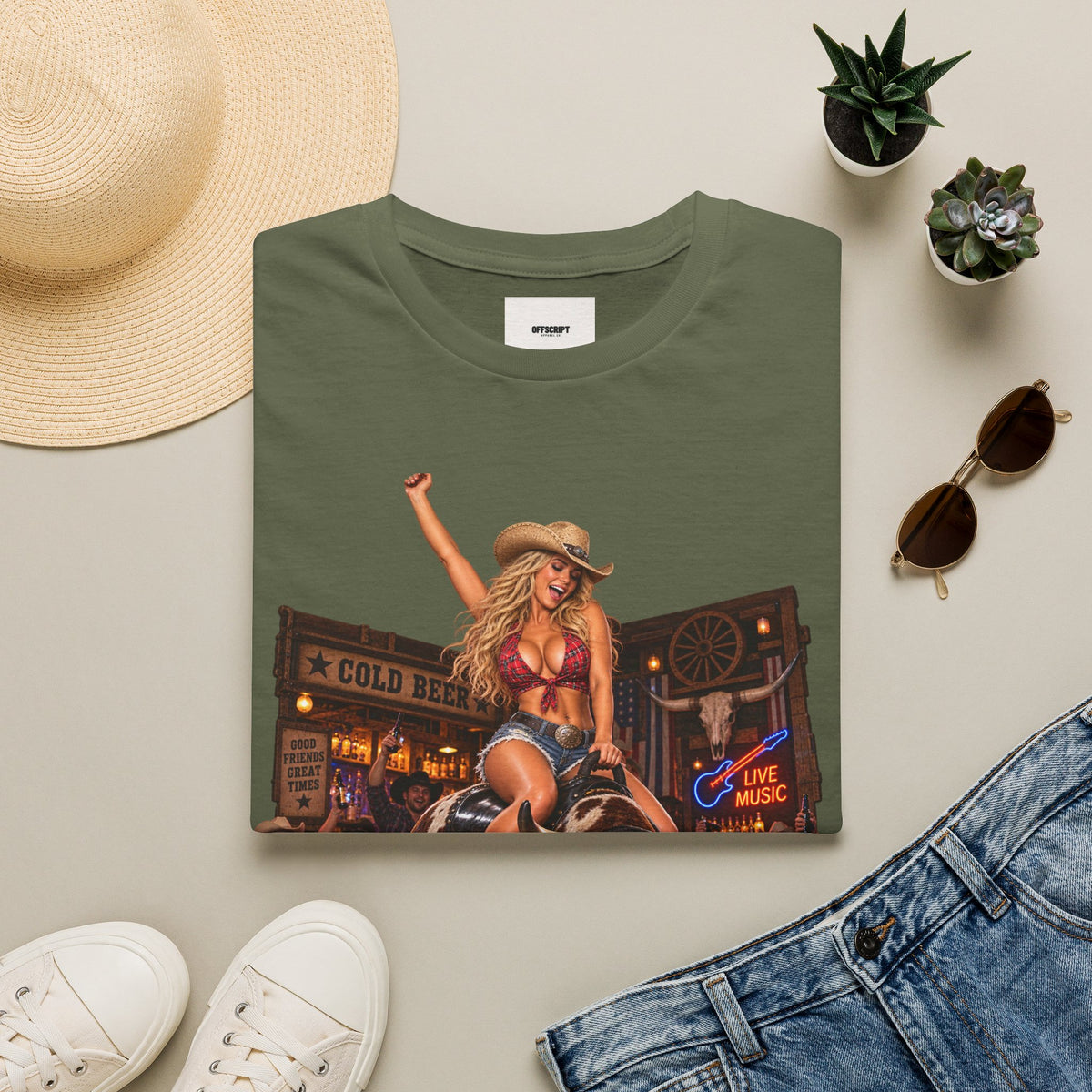 Honky Tonk Women T-Shirt — Retro Cowgirl Rodeo Graphic Tee