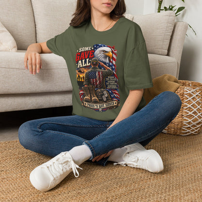 Some Gave All Eagle T-Shirt — Veteran Memorial Patriot Tee