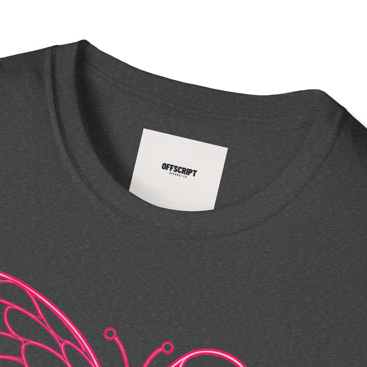 Breast Cancer Awareness Butterfly T-Shirt - Pink Ribbon Support Tee