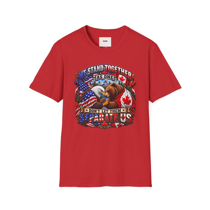 Patriotic "We Stand Together As One" T-Shirt