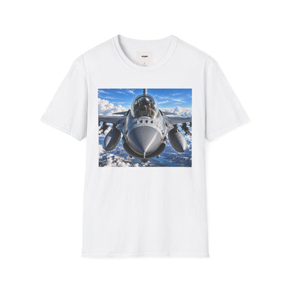 Fighter Jet Front View Tee — Military Aviation Pilot T-Shirt