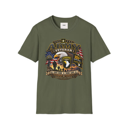 Army Veteran T-Shirt — Patriotic Eagle Airborne Tribute