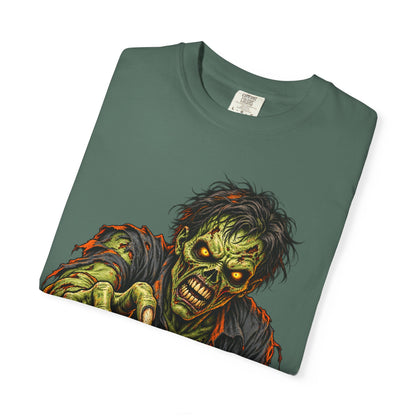 Zombie Attack T‑Shirt — Graphic Horror Tee for Halloween & Horror Fans