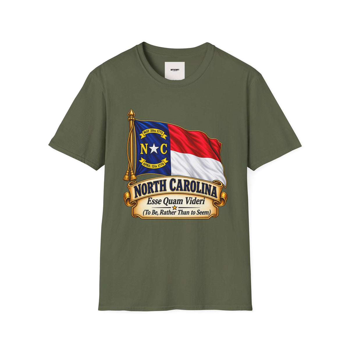 North Carolina Flag T-Shirt — State Pride NC Tee