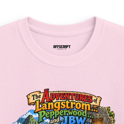 Kids Tee — "The Adventures of Langstrom, Pepperworth & JBW" Chapter One and a Half Illustration