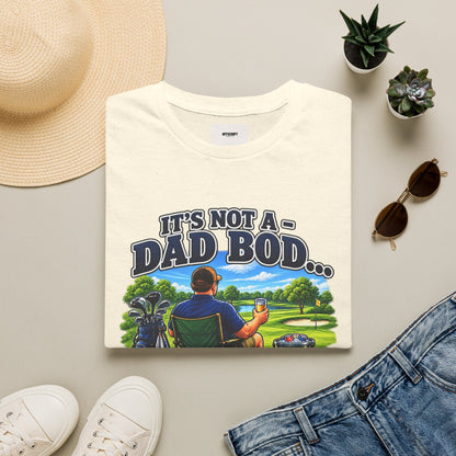 Golf Dad T-Shirt — "It’s Not a Dad Bod… It’s a Fuel Tank for More Golf"