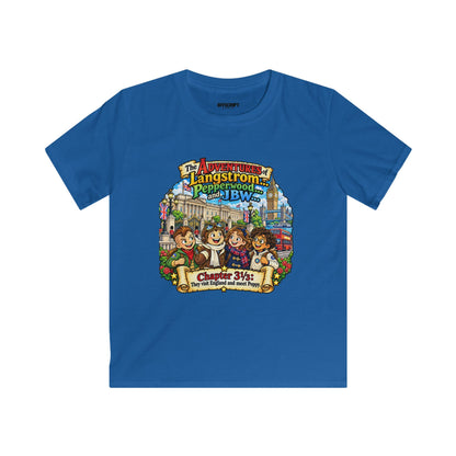 Kids T‑Shirt — 'The Adventures of Langstrom & Pepperwood' Vintage Storybook Design
