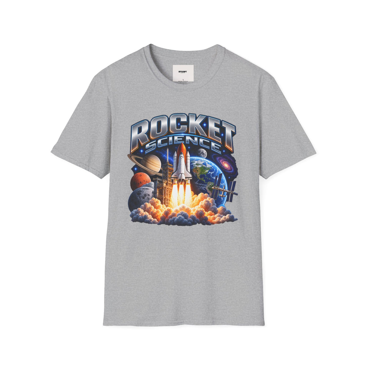Rocket Science T-Shirt — Vintage Space Shuttle Graphic Tee